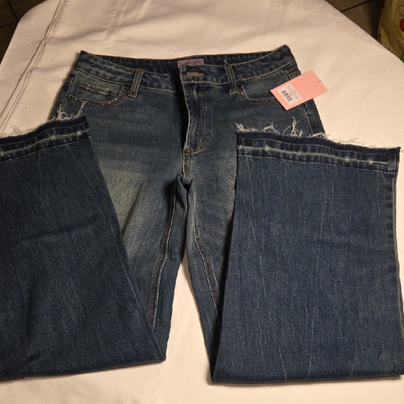 Juicy Couture Denim - Juicy Couture Blue Wide Leg Jeans